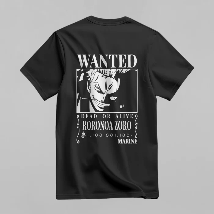 Camiseta Zoro Wanted